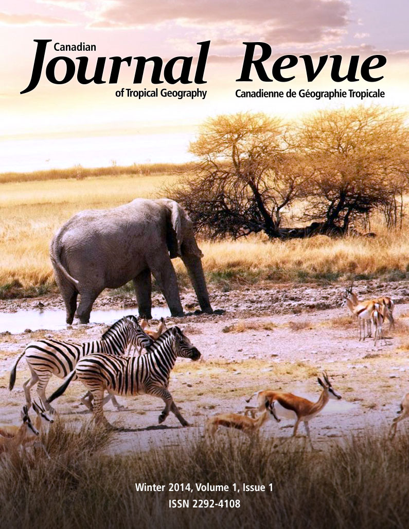 Revenue Canadienne de Géographie Tropicale